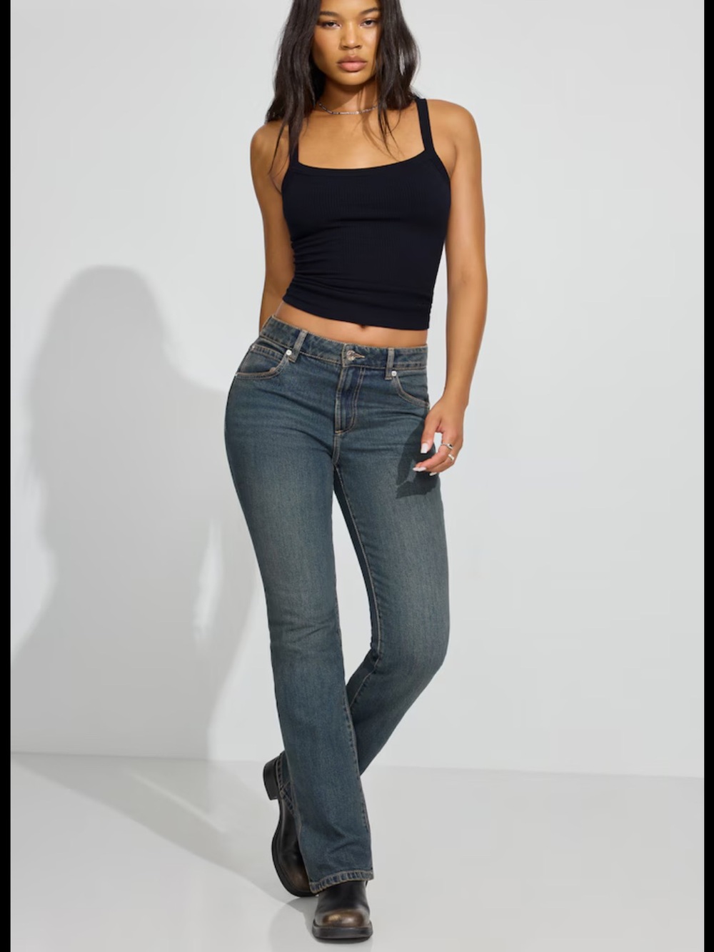 Garage - Mid Rise Bootcut Jeans